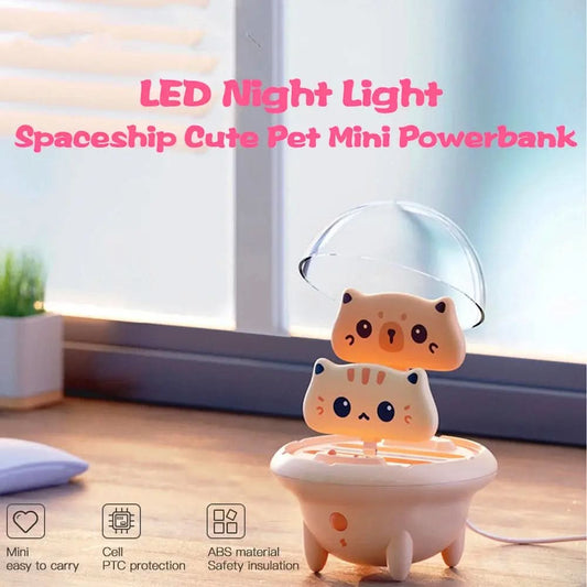 Chargeur portable DuoXin Spaceship Cute Pet Cute Small Les Visionnaires