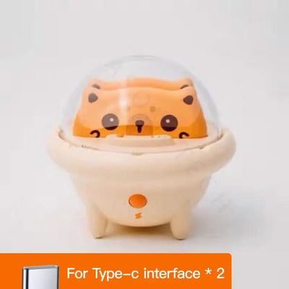 Chargeur portable DuoXin Spaceship Cute Pet Cute Small Les Visionnaires