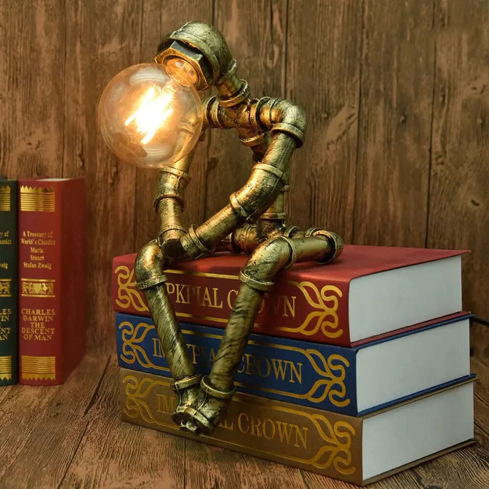 Lampe de table robot vintage Les Visionnaires