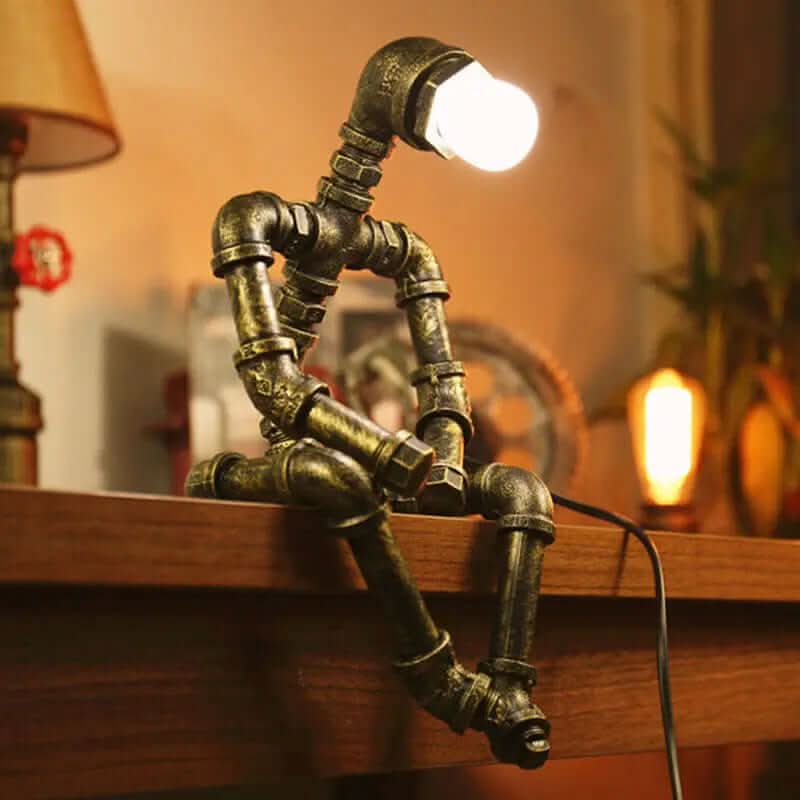 Lampe de table robot vintage Les Visionnaires