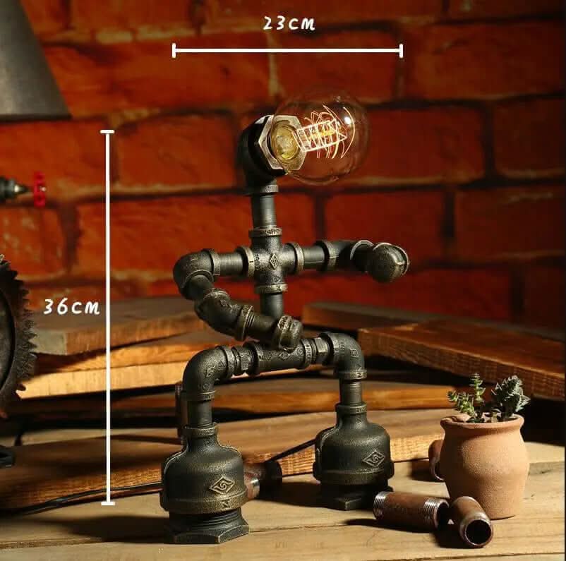 Lampe de table robot vintage Les Visionnaires