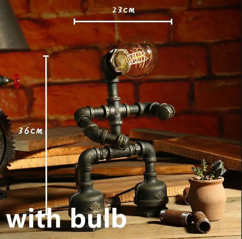 Lampe de table robot vintage Les Visionnaires