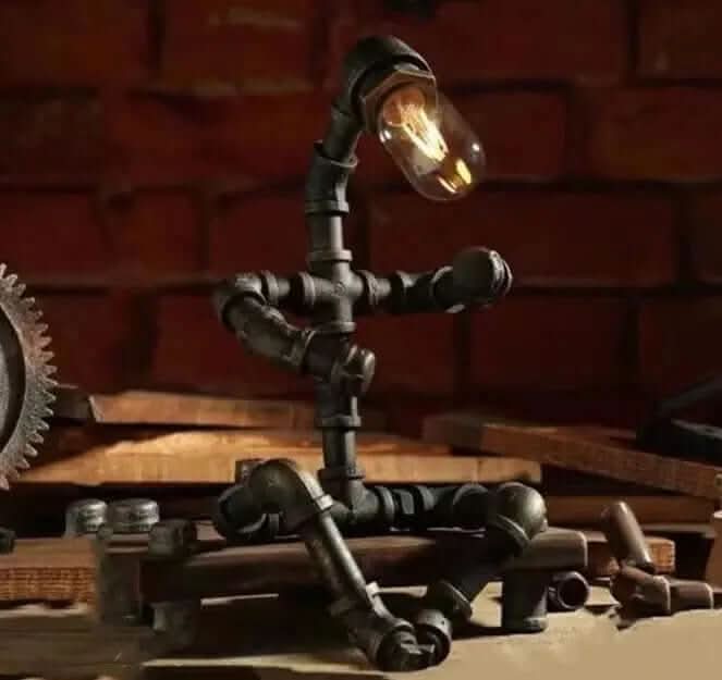 Lampe de table robot vintage Les Visionnaires