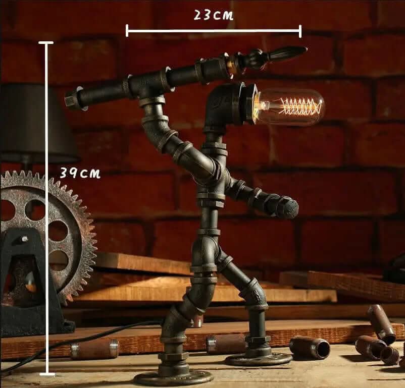 Lampe de table robot vintage Les Visionnaires