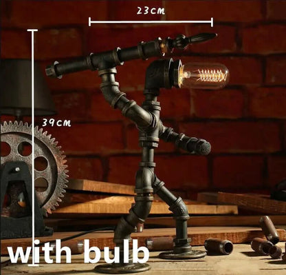 Lampe de table robot vintage Les Visionnaires