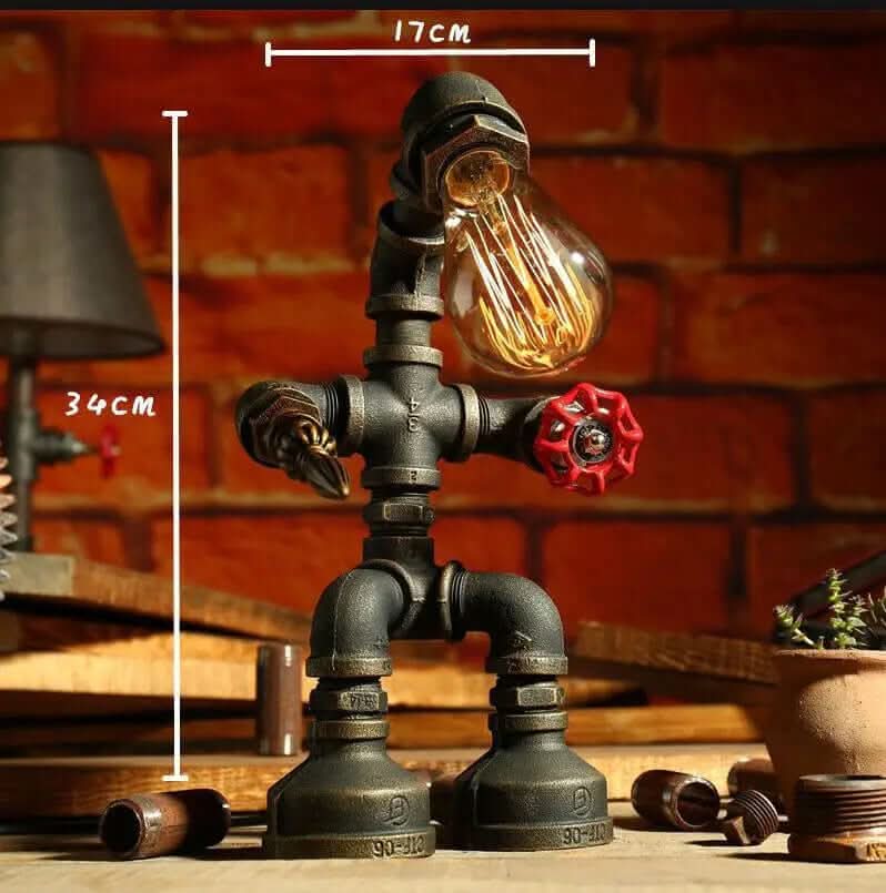 Lampe de table robot vintage Les Visionnaires