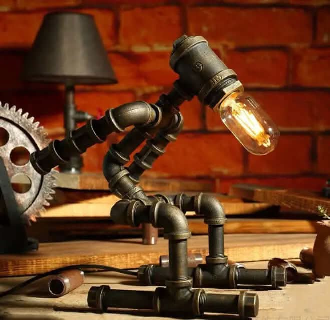 Lampe de table robot vintage Les Visionnaires