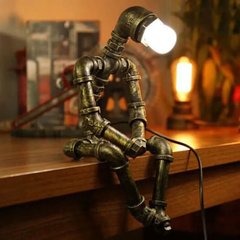 Lampe de table robot vintage Les Visionnaires