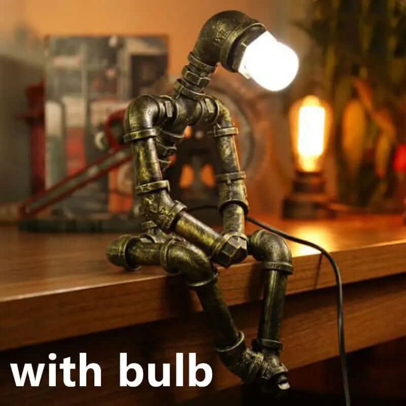 Lampe de table robot vintage Les Visionnaires