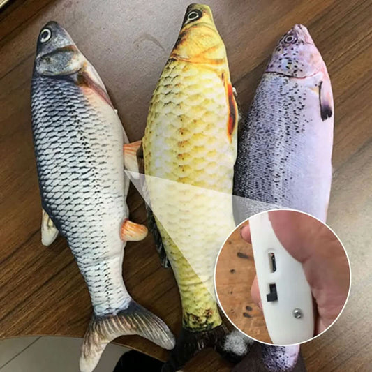 Poisson électrique interactif sans herbe à chat Les Visionnaires