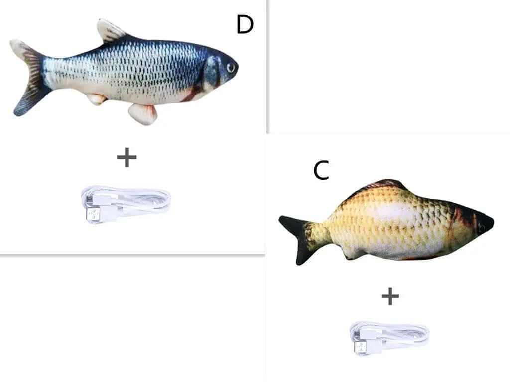 Poisson électrique interactif sans herbe à chat Les Visionnaires