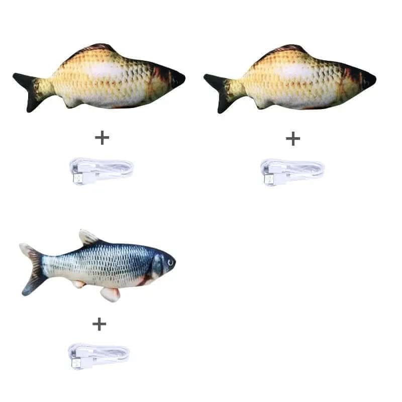 Poisson électrique interactif sans herbe à chat Les Visionnaires