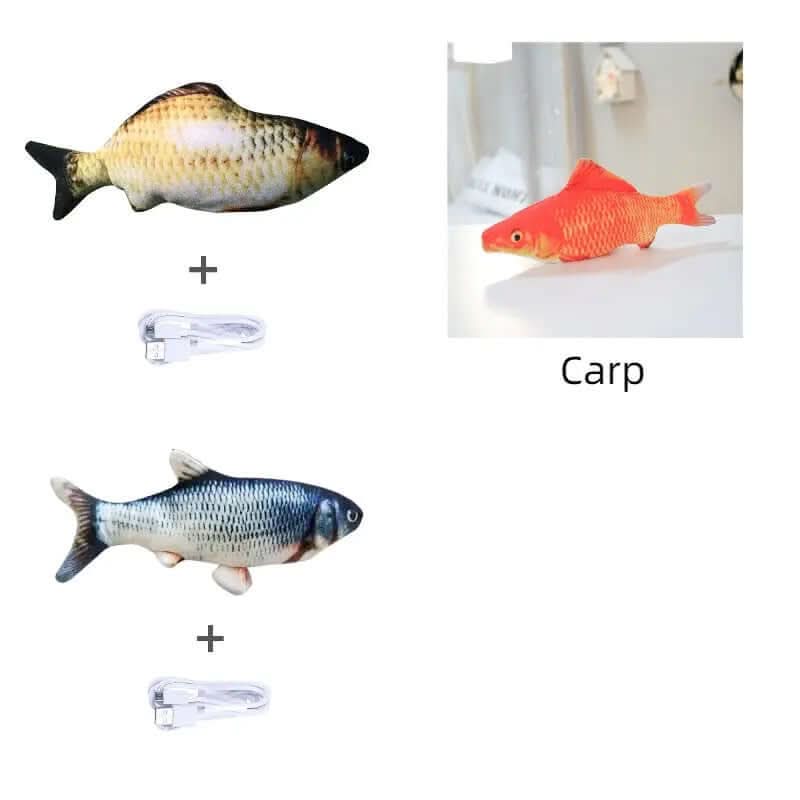 Poisson électrique interactif sans herbe à chat Les Visionnaires