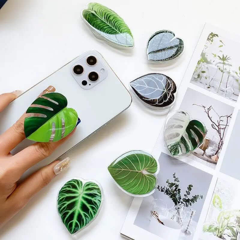 Smartphone support Feuilles Vertes Les Visionnaires