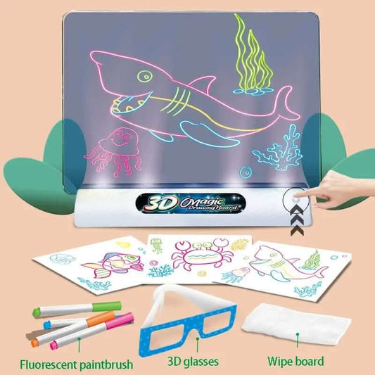 Tablette de dessin magique 3D LED Les Visionnaires