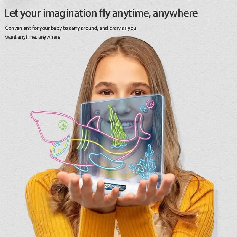 Tablette de dessin magique 3D LED Les Visionnaires