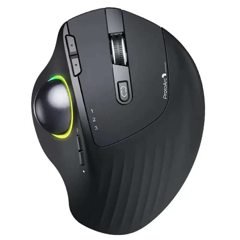 Souris à trackball sans fil rechargeable Les Visionnaires