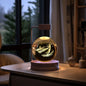 Lampe de chevet cristal, lumière d'ambiance USB pour chambre Les Visionnaires