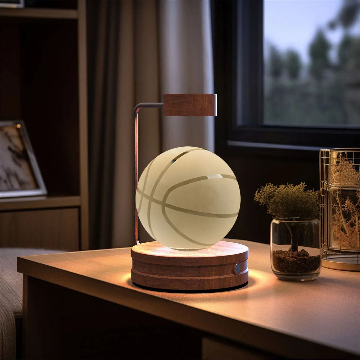 Lampe de chevet cristal, lumière d'ambiance USB pour chambre Les Visionnaires