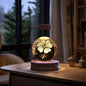 Lampe de chevet cristal, lumière d'ambiance USB pour chambre Les Visionnaires