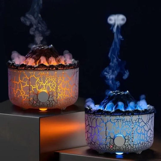 Nouveau humidificateur d'air créatif Volcano, machine d'aromathérapie Les Visionnaires