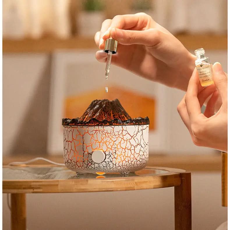 Nouveau humidificateur d'air créatif Volcano, machine d'aromathérapie Les Visionnaires