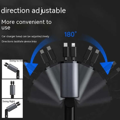 Chargeur de voiture ultra-puissant de 100W Les Visionnaires