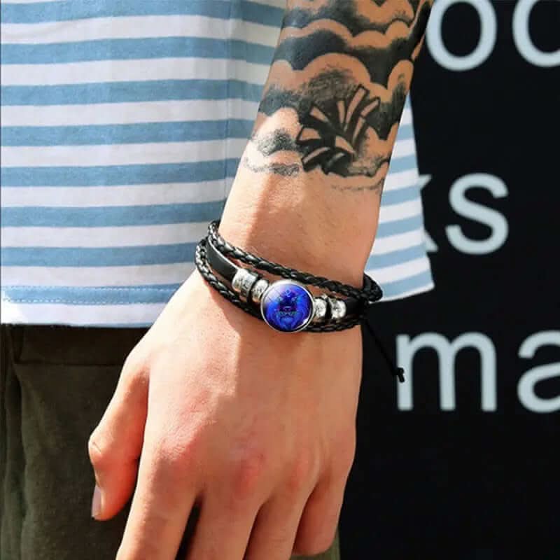 Bracelet Tressé Constellation du Zodiaque Les Visionnaires