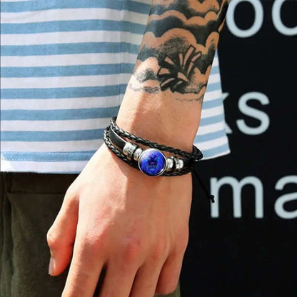 Bracelet Tressé Constellation du Zodiaque Les Visionnaires