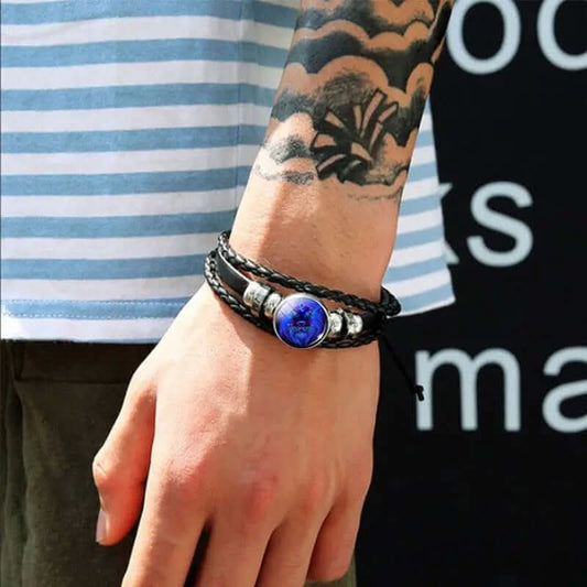 Bracelet Tressé Constellation du Zodiaque Les Visionnaires