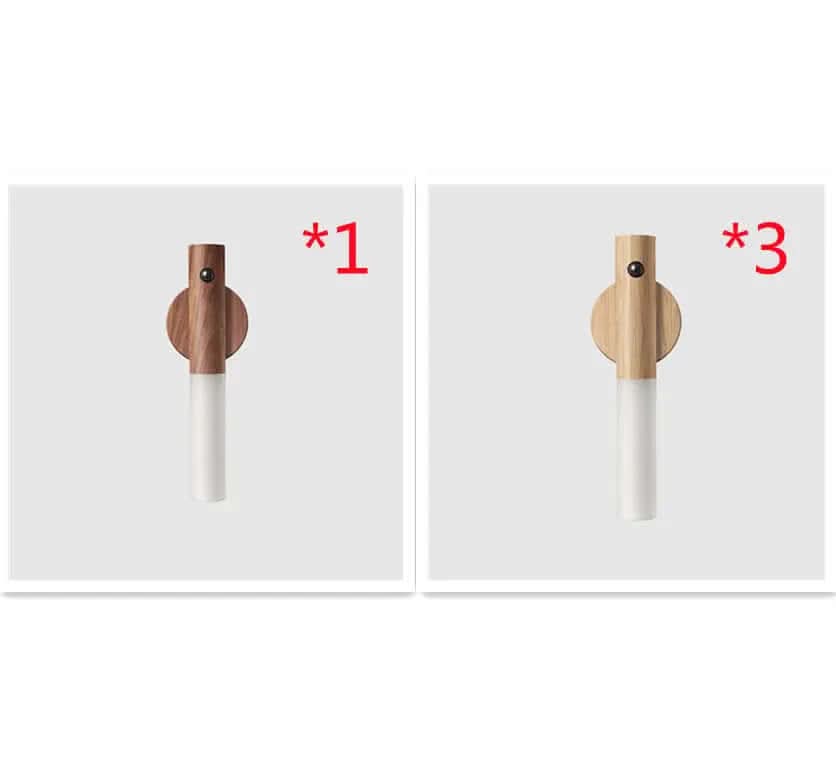 Lampe de Nuit LED Magnétique en Bois Les Visionnaires