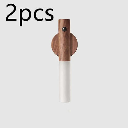 Lampe de Nuit LED Magnétique en Bois Les Visionnaires