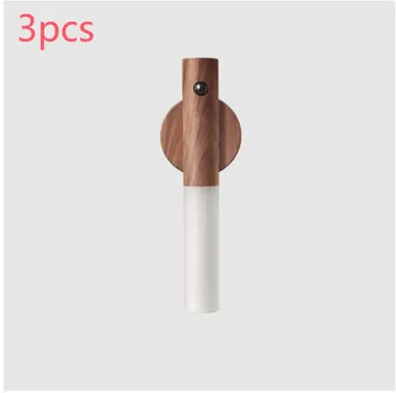 Lampe de Nuit LED Magnétique en Bois Les Visionnaires