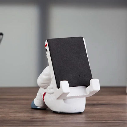 Support de téléphone portable simple et créatif. Astronaute Les Visionnaires
