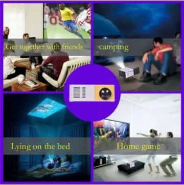 Mini projecteur portable YG300 HD LED Les Visionnaires