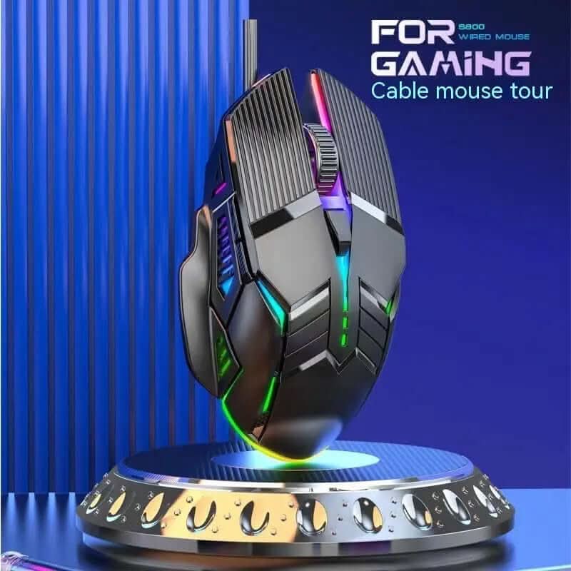 Souris filaire 6D - bureau et gaming - Les Visionnaires