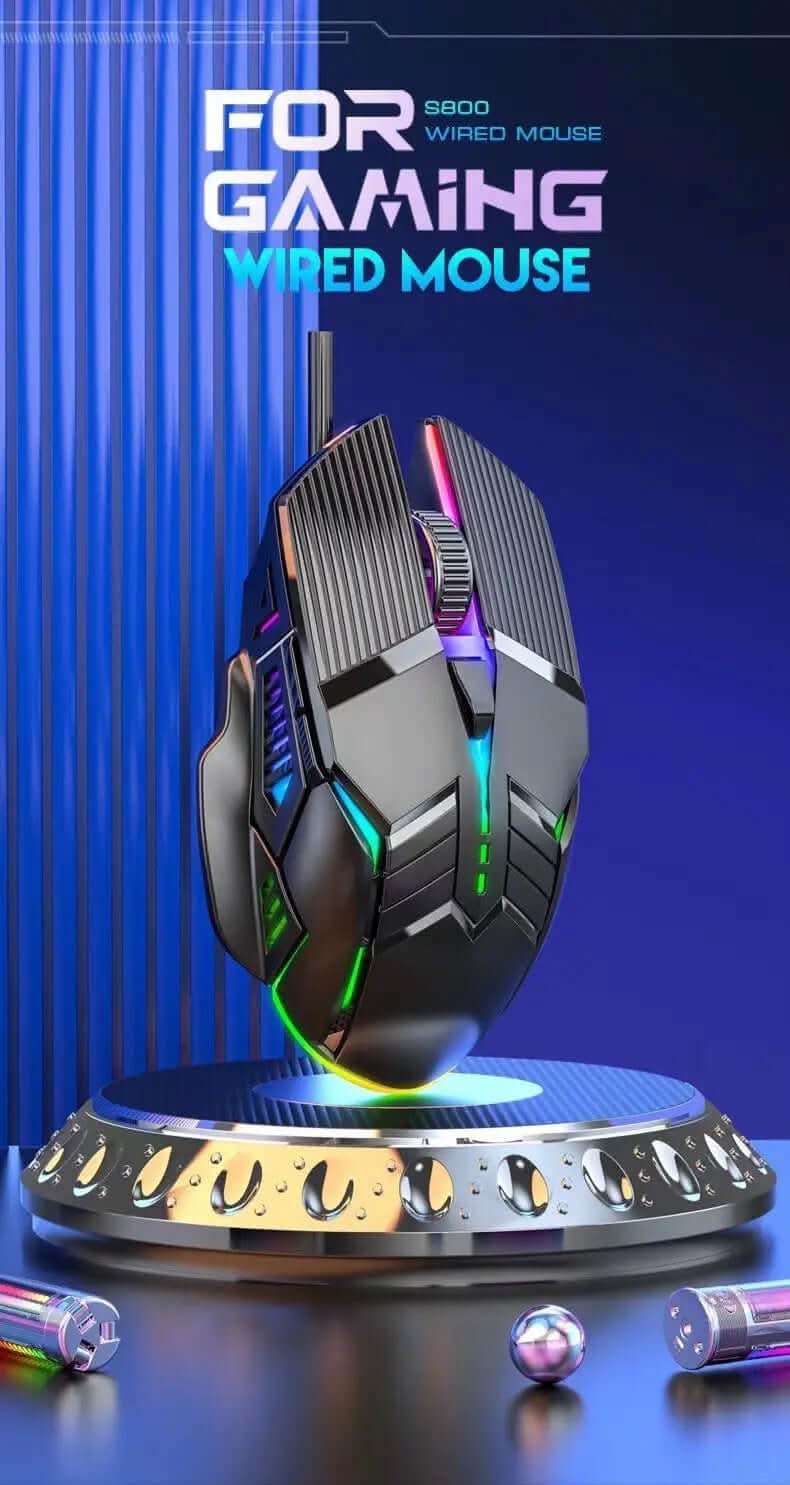 Souris filaire 6D - bureau et gaming - Les Visionnaires