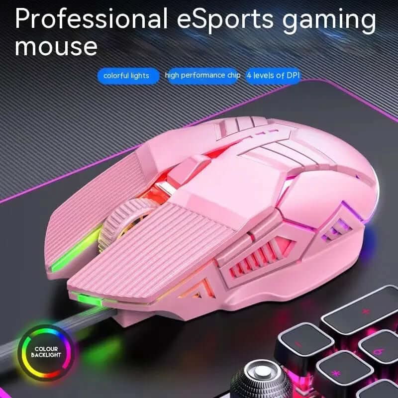 Souris filaire 6D - bureau et gaming - Les Visionnaires
