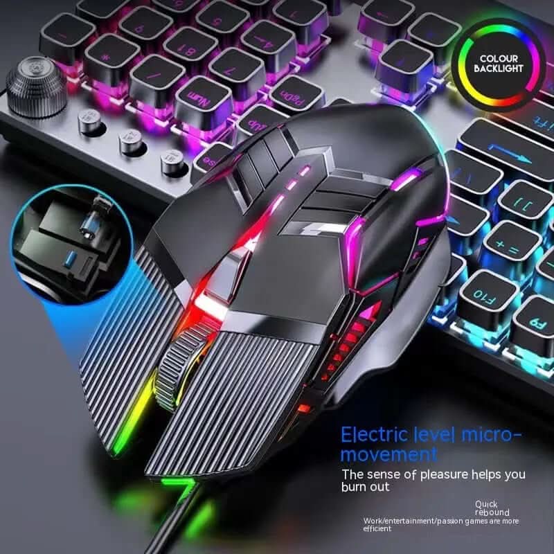 Souris filaire 6D - bureau et gaming - Les Visionnaires
