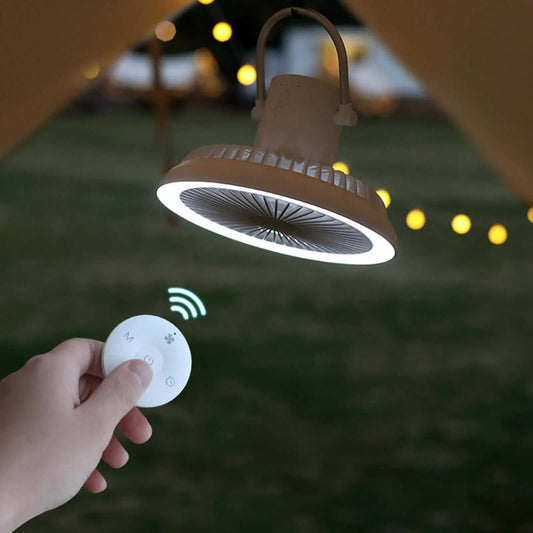 Ventilateur de Camping Portable USB Rechargeable Les Visionnaires