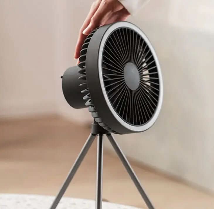 Ventilateur de Camping Portable USB Rechargeable Les Visionnaires
