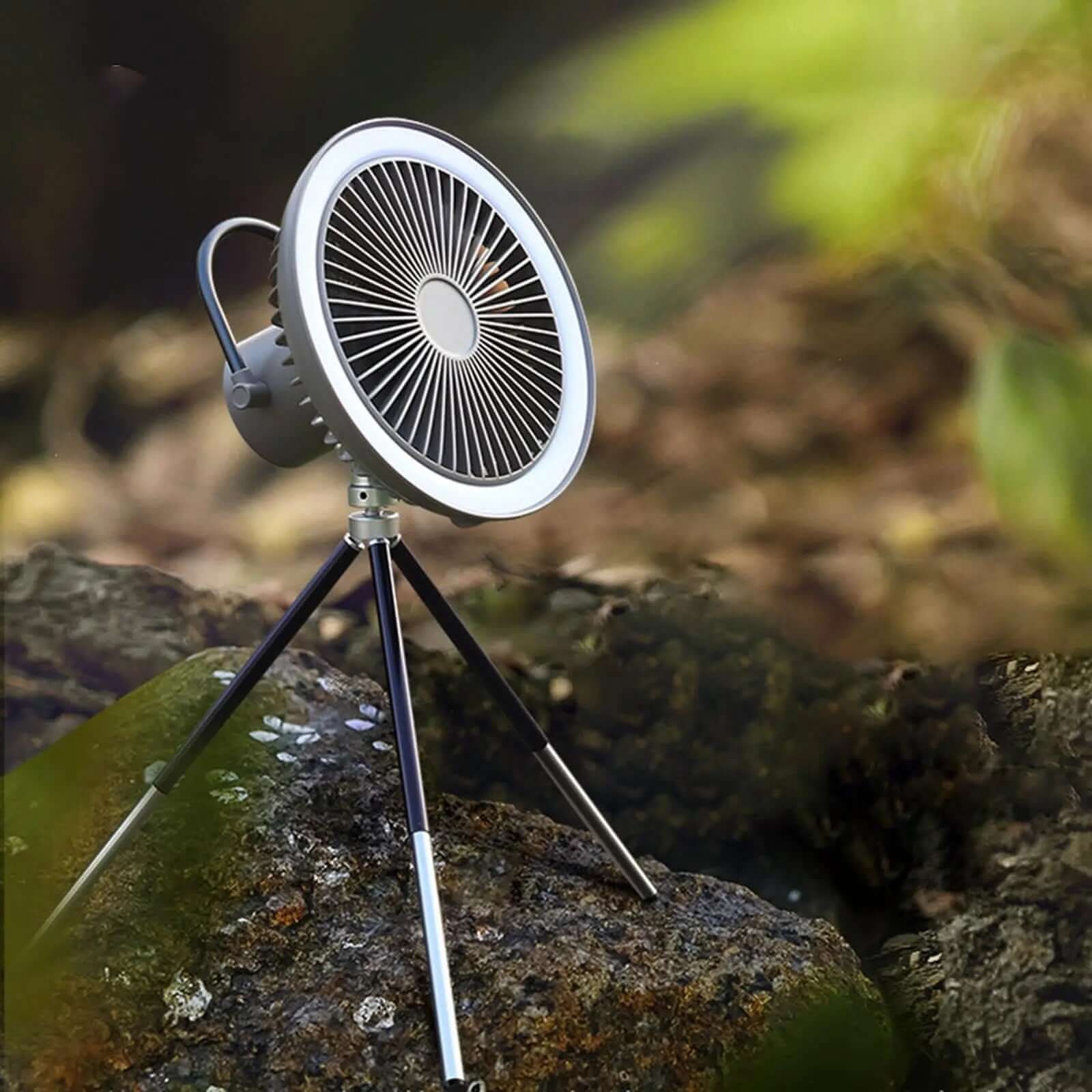 Ventilateur de Camping Portable USB Rechargeable Les Visionnaires