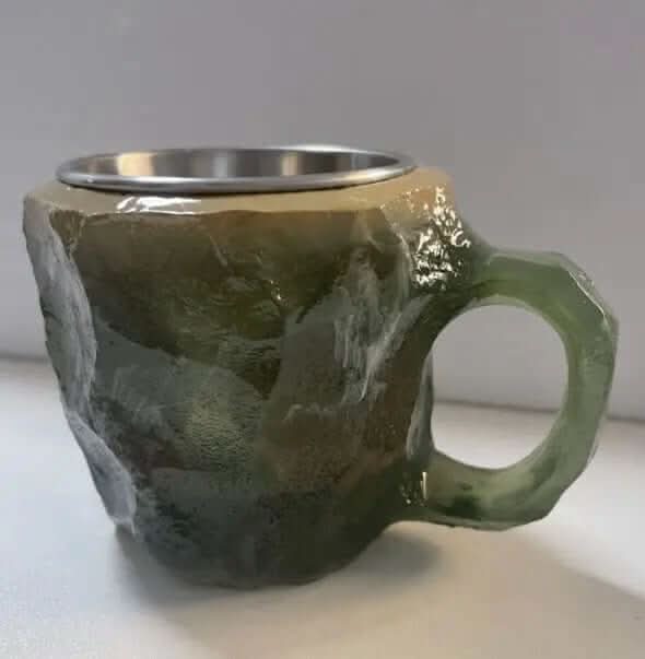400ml Resin Mineral Crystal Coffee Mugs With Handles Elegant Fake Mineral Crystal Cup For Workplace Home Decor Christmas Gift Kitchen Gadgets Les Visionnaires
