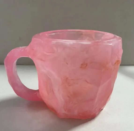 400ml Resin Mineral Crystal Coffee Mugs With Handles Elegant Fake Mineral Crystal Cup For Workplace Home Decor Christmas Gift Kitchen Gadgets Les Visionnaires