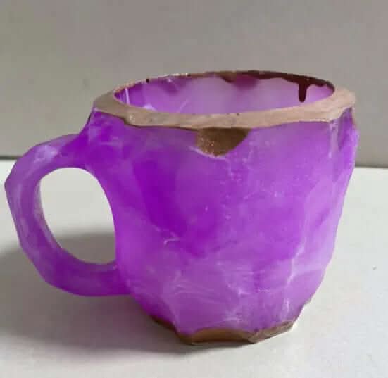 400ml Resin Mineral Crystal Coffee Mugs With Handles Elegant Fake Mineral Crystal Cup For Workplace Home Decor Christmas Gift Kitchen Gadgets Les Visionnaires