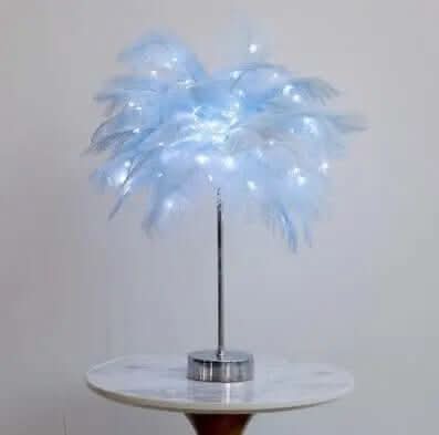 Lampe de table nordique en plumes Les Visionnaires
