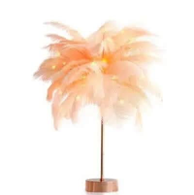 Lampe de table nordique en plumes Les Visionnaires