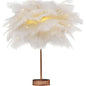 Lampe de table nordique en plumes Les Visionnaires