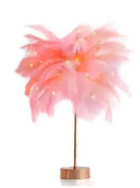 Lampe de table nordique en plumes Les Visionnaires
