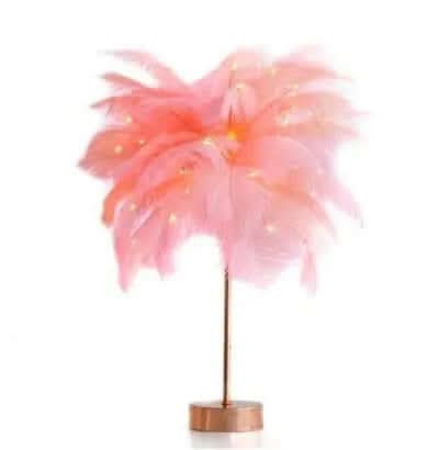 Lampe de table nordique en plumes Les Visionnaires